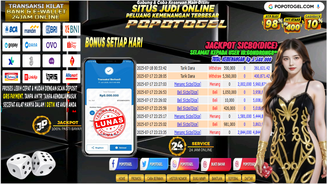Prediksi POPOTOGEL